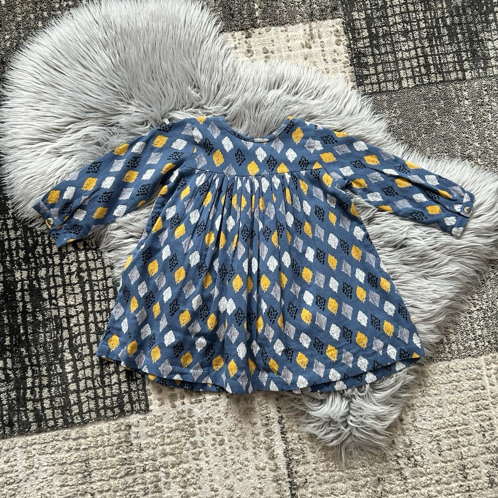 Lali Toddler Girls Cleo Dress‎ Blue Diamond Designer Size 8 ($64)